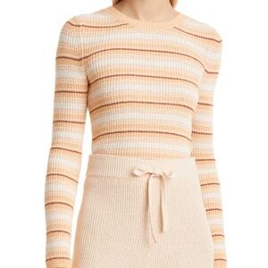 NWT A.L.C. Milo Striped Sweater